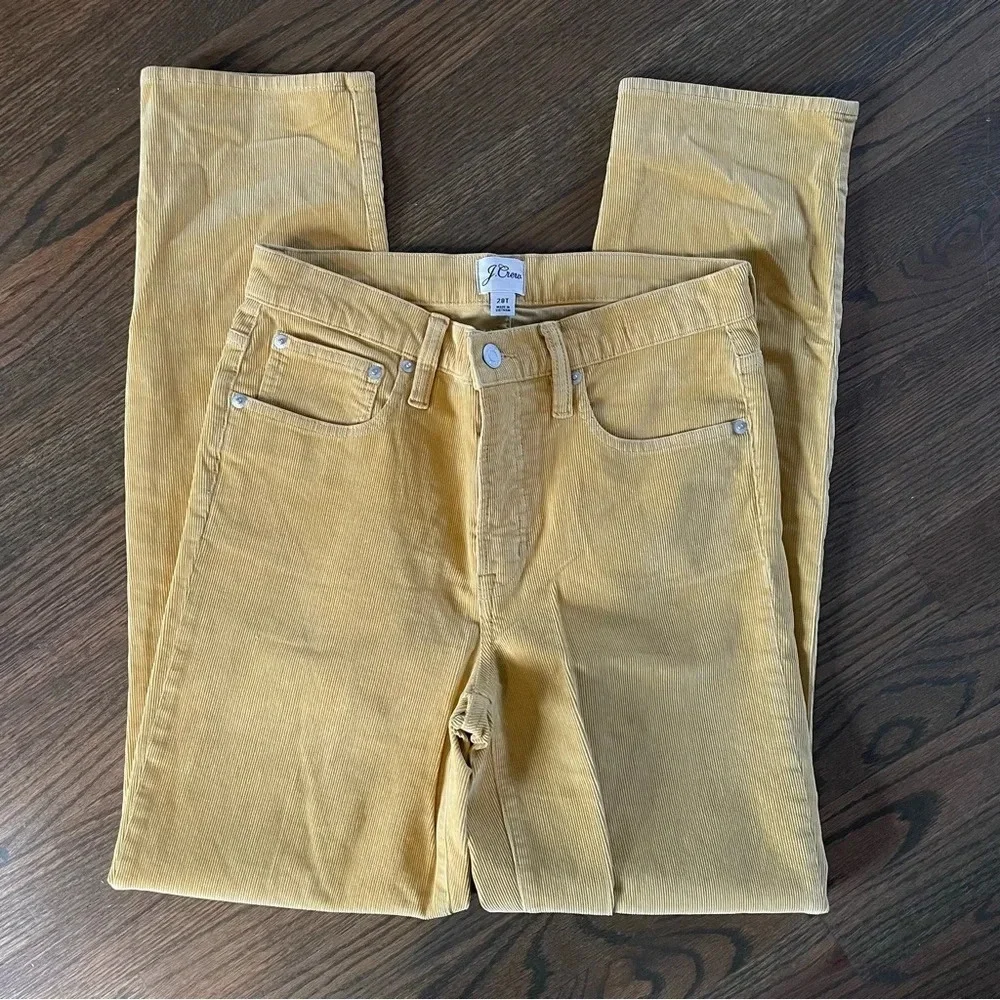 J. Crew Fall 2021 vintage slim straight corduroy pant